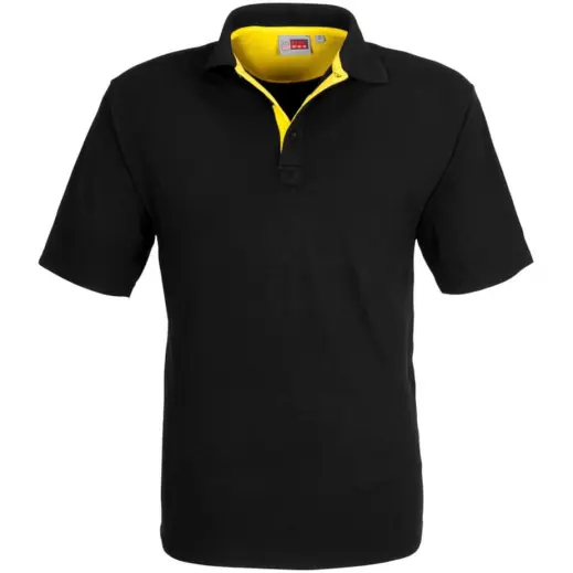 Mens Solo Golf Shirt Yellow
